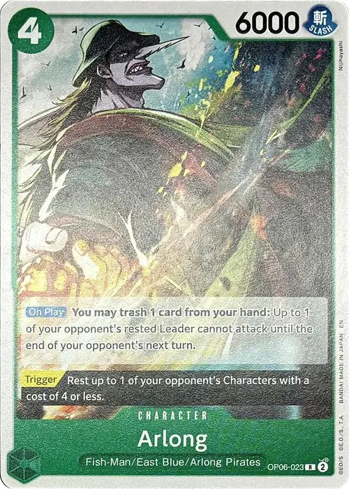 Arlong - OP06-023 card art