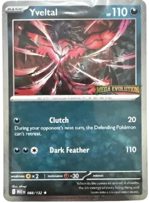 Yveltal (Mega Evolution Stamped) card art