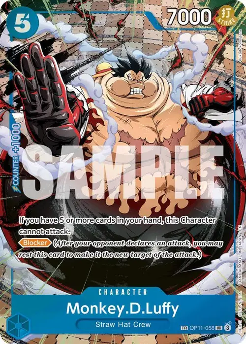 Monkey.D.Luffy - OP11-058 (TR) card art