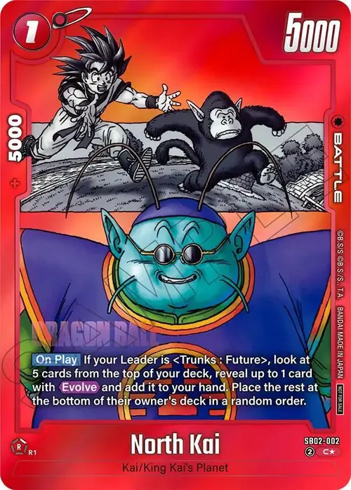 North Kai (Limited Pack MANGA Version 02) card art