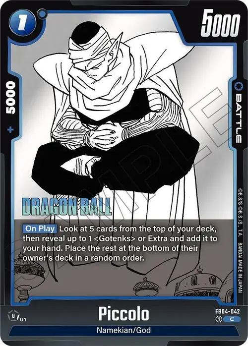 Piccolo card art