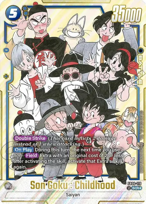Son Goku : Childhood card art