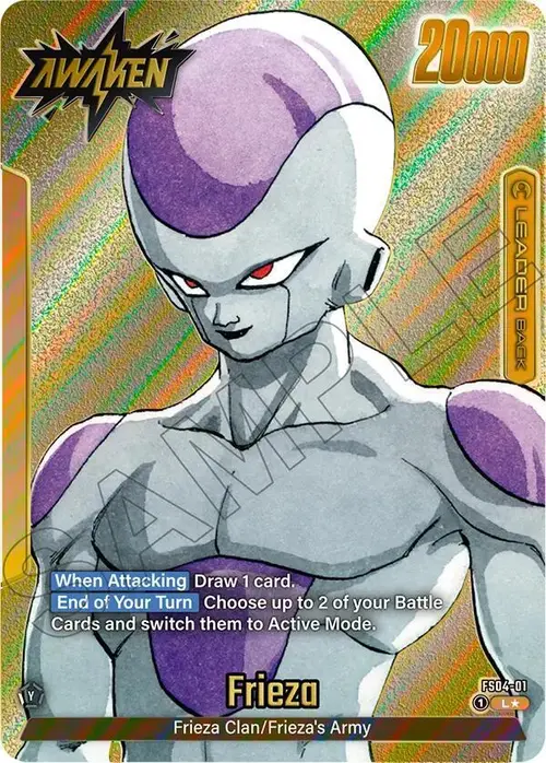 Frieza (Gold) card art