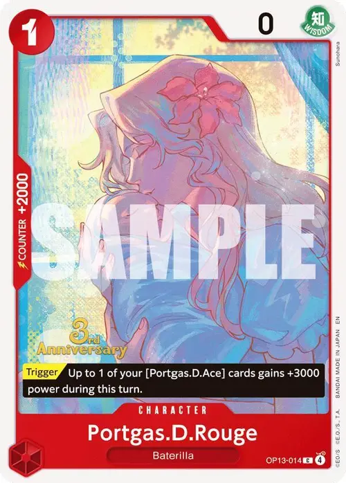 Portgas.D.Rouge card art