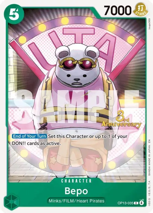 Bepo card art