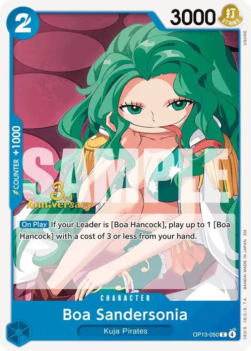 Boa Sandersonia card art