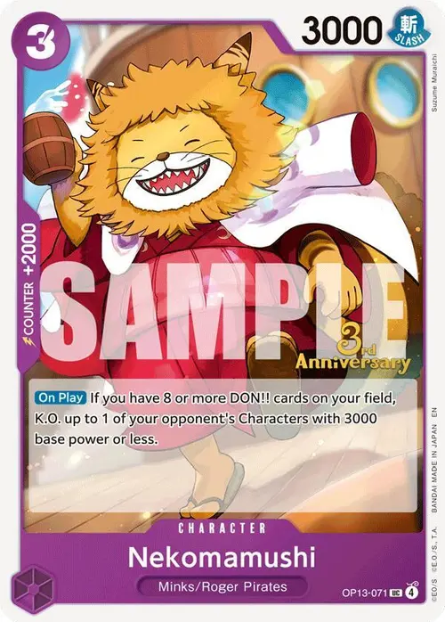 Nekomamushi card art
