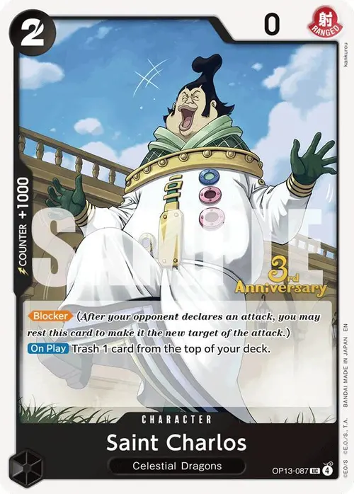 Saint Charlos card art