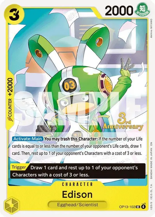 Edison card art