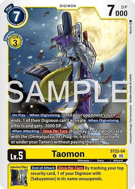 Taomon card art