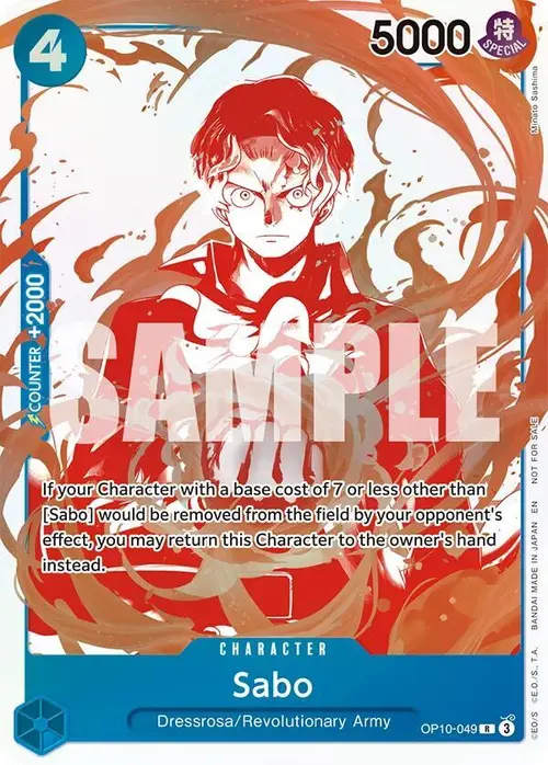 Sabo - OP10-049 (3rd Anniversary Treasure Campaign Pack) card art
