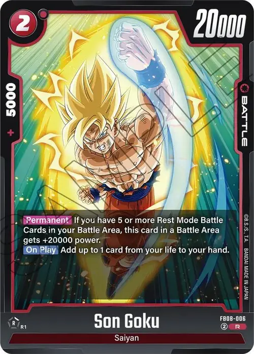 Son Goku card art