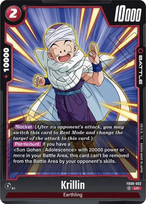 Krillin card art