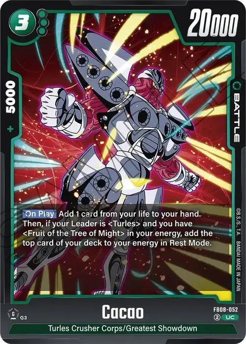 Cacao card art