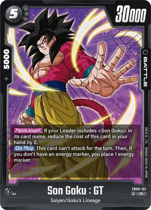 Son Goku : GT card art
