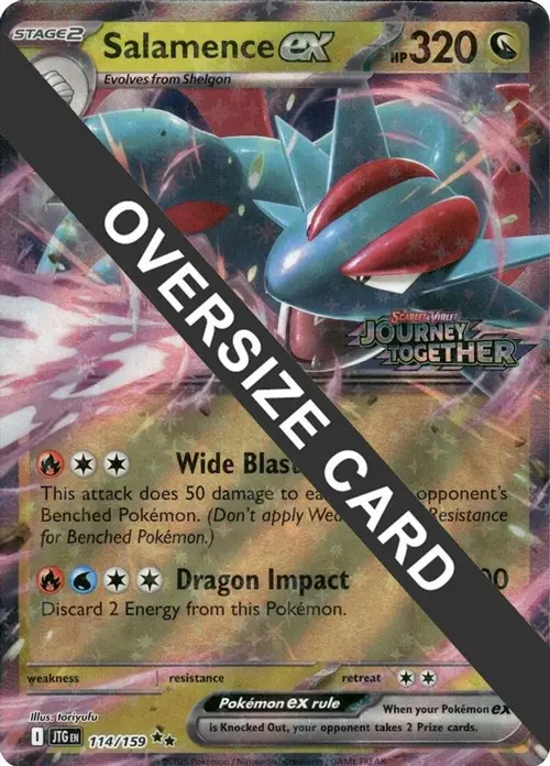 Salamence ex - 114/159 card art