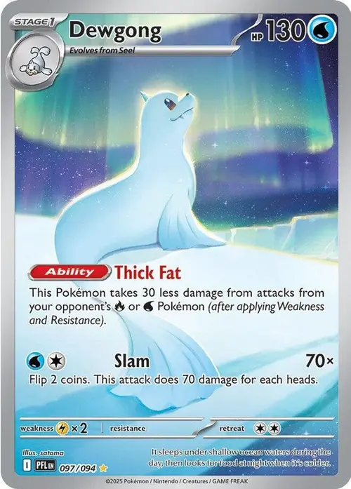 Dewgong - 097/094 card art