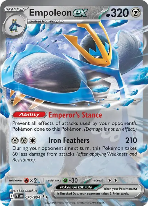 Empoleon ex - 070/094 card art