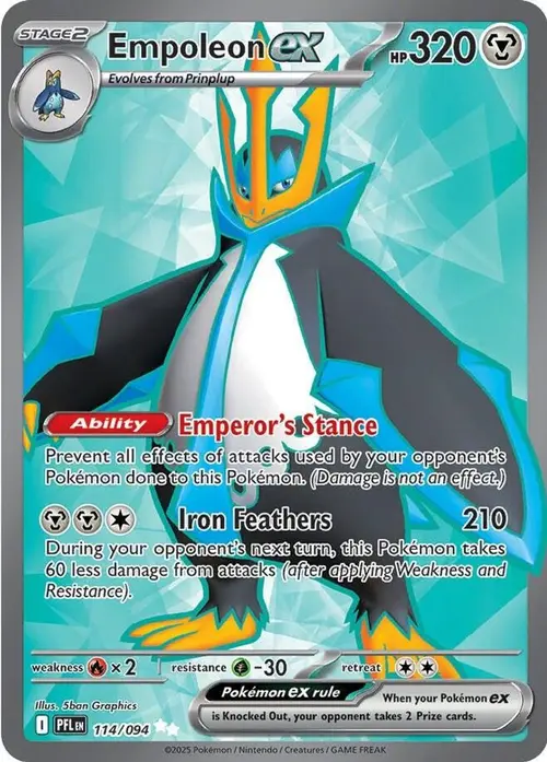 Empoleon ex - 114/094 card art