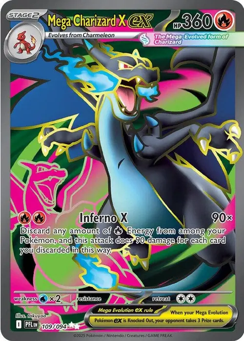 Mega Charizard X ex - 109/094 card art