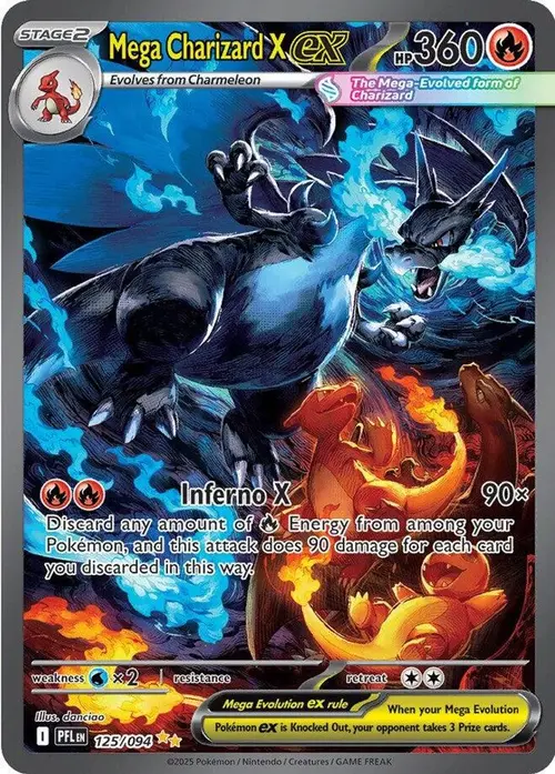 Mega Charizard X ex - 125/094 card art