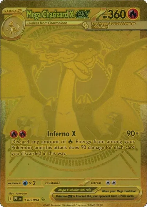 Mega Charizard X ex - 130/094 card art
