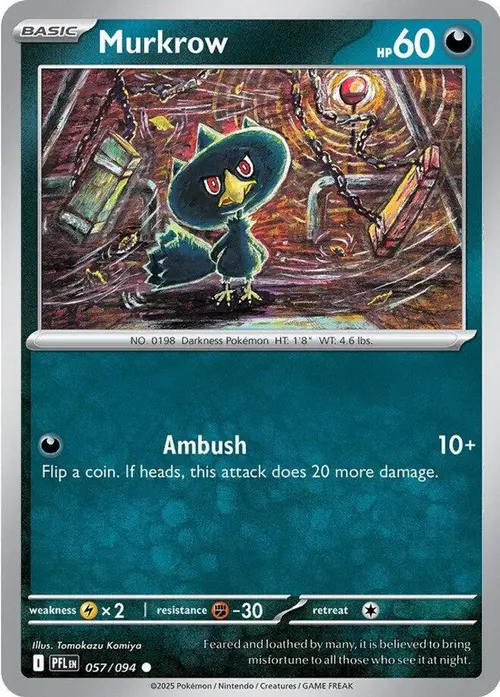 Murkrow card art