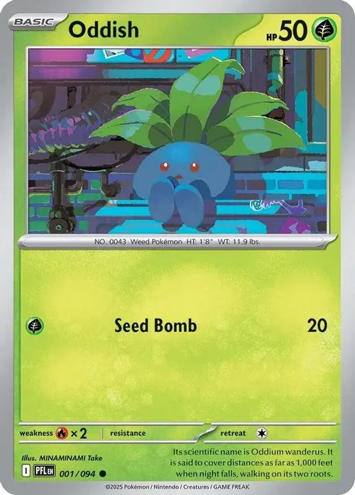Oddish card art