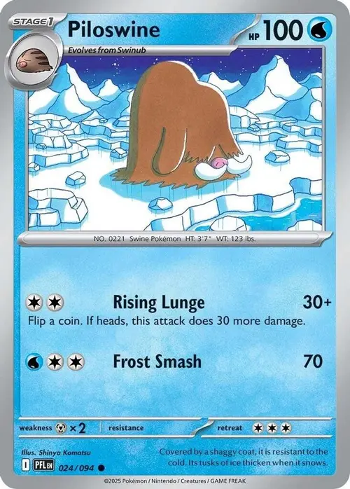 Piloswine card art