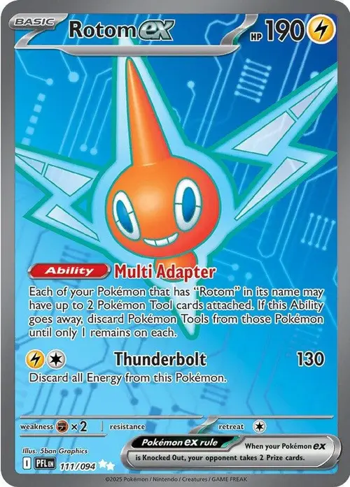 Rotom ex - 111/094 card art