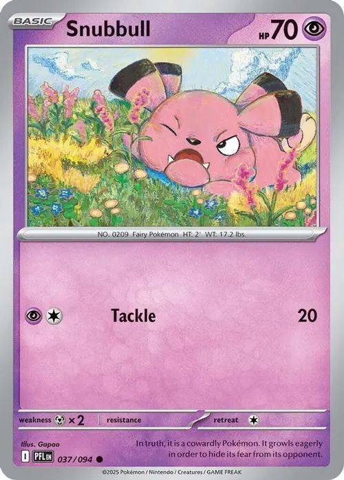 Snubbull card art