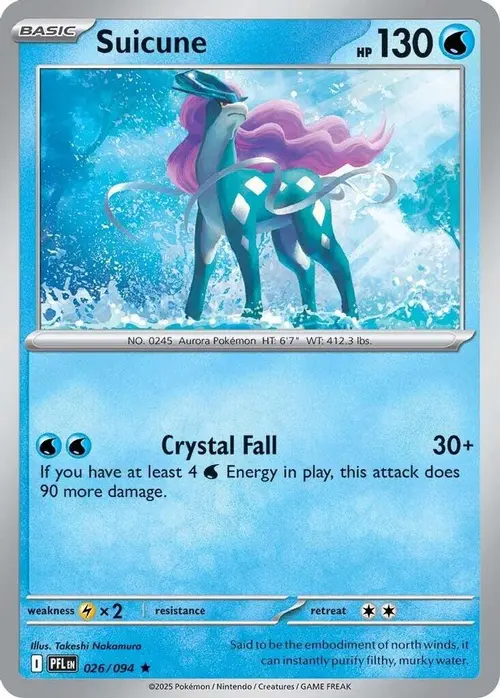 Suicune card art