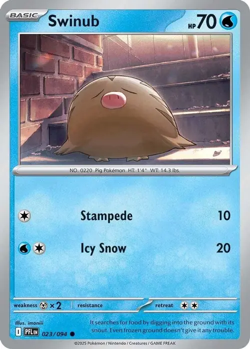 Swinub card art
