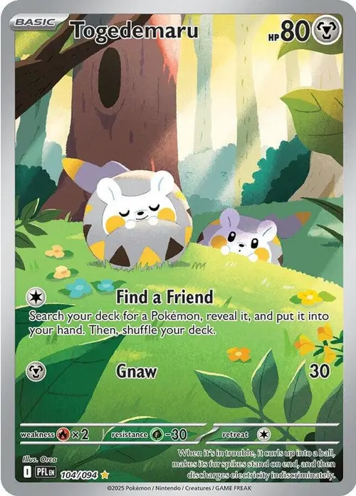 Togedemaru - 104/094 card art
