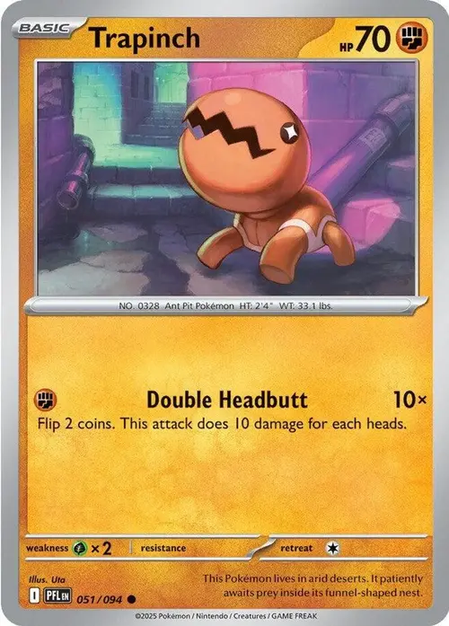 Trapinch card art