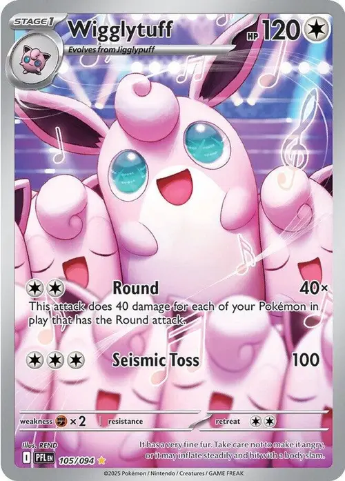 Wigglytuff - 105/094 card art