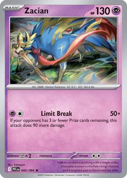 Zacian - 045/094 card art