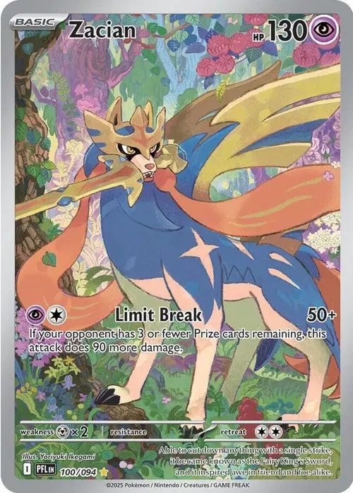 Zacian - 100/094 card art