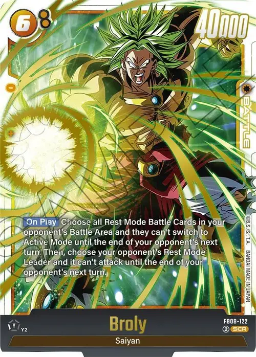 Broly card art