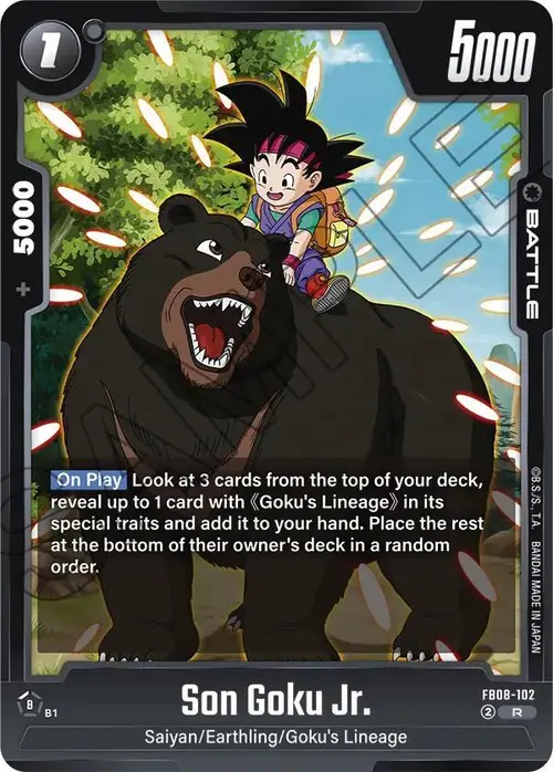 Son Goku Jr. card art