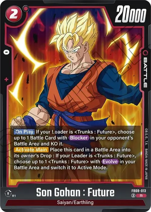 Son Gohan : Future card art