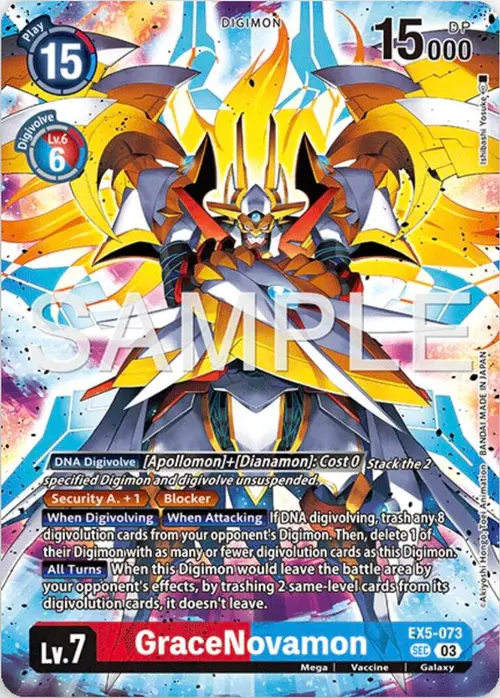 GraceNovamon (Digimon Story: Time Stranger Collector's Edition) card art