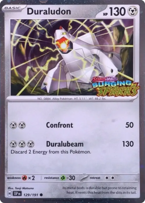 Duraludon (Surging Sparks) card art