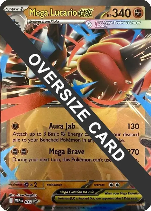 Mega Lucario ex - 012 card art