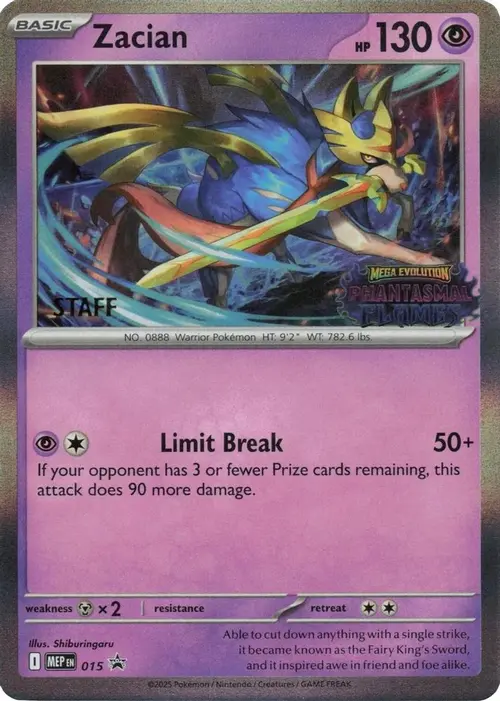Zacian - 015 [Staff] card art