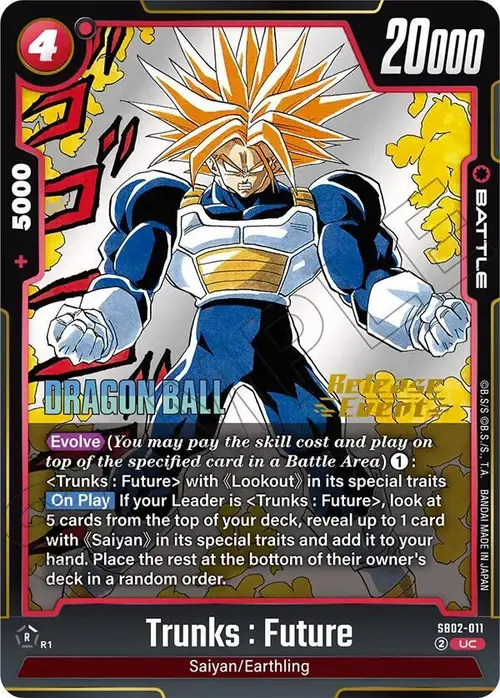 Trunks : Future card art