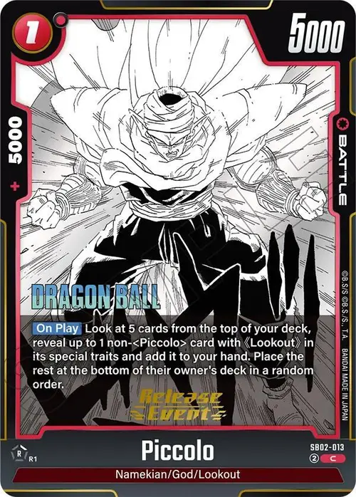 Piccolo card art