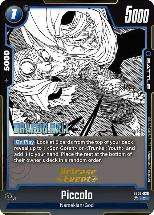 Piccolo card art