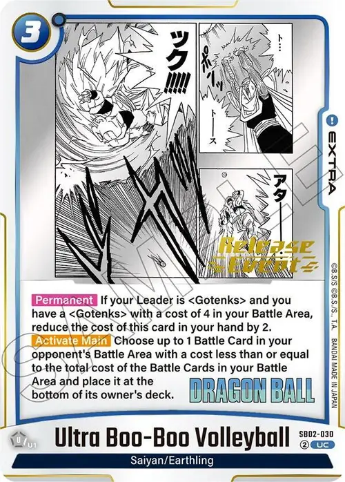 Ultra Boo-Boo Volleyball card art