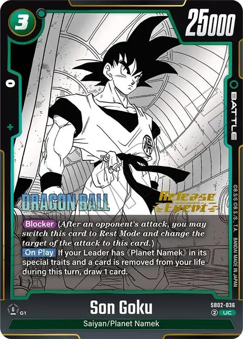 Son Goku card art